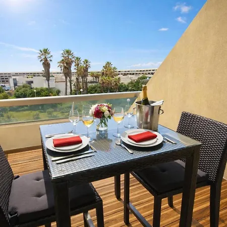 Heliopolis C41 - Studio, Place De Parking Privee, Terrasse Vue - 2 A 4 Personnes Au Pied De La